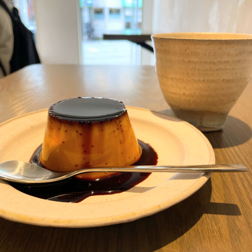 seihitsuのプリンとハンドドリップコーヒー