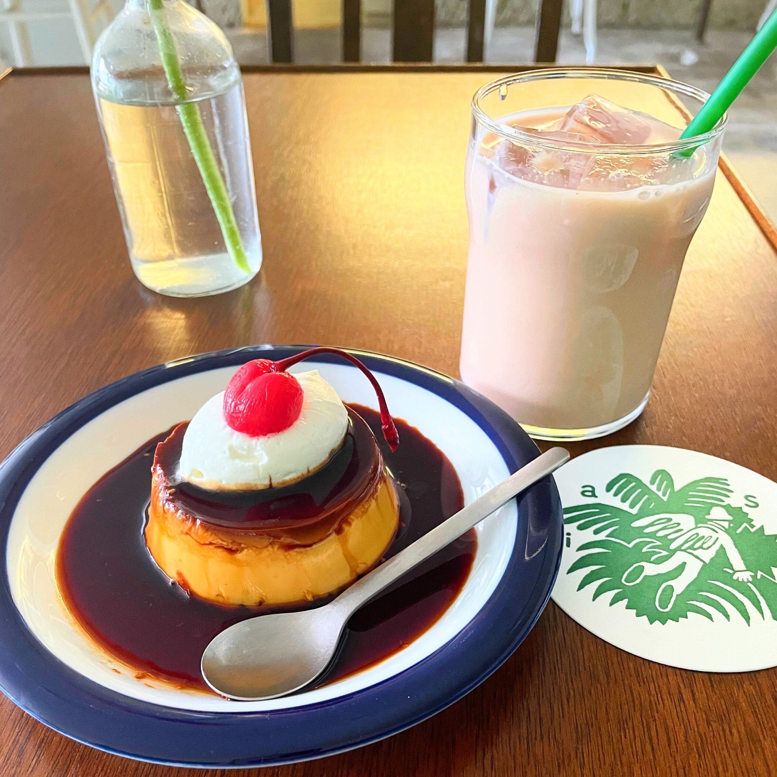 愛騒のプリンとアイスチャイ